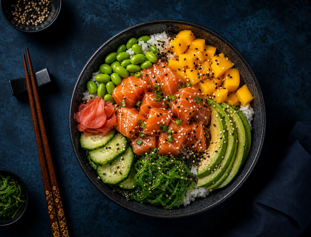 Poke Bowl saumon mariné